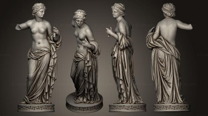 Статуи античные и исторические (Афродита, STKA_1347) 3D модель для ЧПУ станка